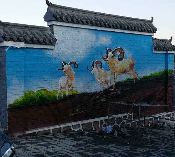 哈尔滨彩绘墙