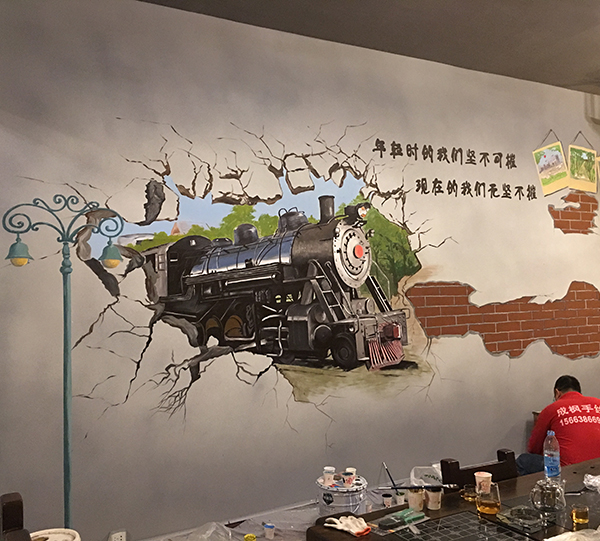 哈尔滨手绘墙